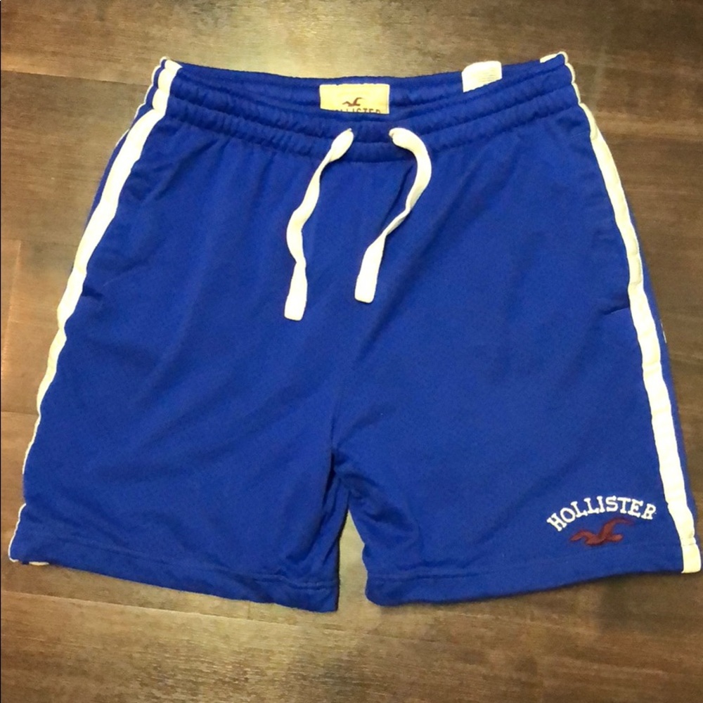 Hollister blue basketball shorts!
